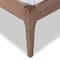 Baxton Studio Clifford Light Grey and Wood Finish Queen Size Platform Bed 135-7385 - alternate 8